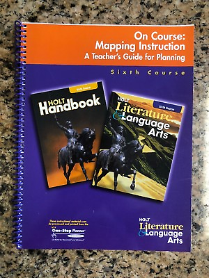 #ad Holt On Course: A Teacher’s Guide for Planning Mapping Instruction Sixth Course $6.29