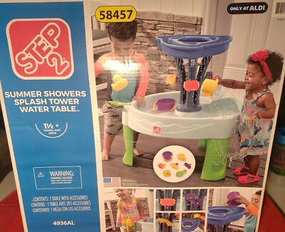 #ad Step 2 Summer Showers Splash Tower Water Table Kids Water Play Table Step2 $69.99