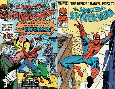 #ad The Official Marvel Index to the Amazing Spider Man #2 Direct 1985 Marvel $2.54