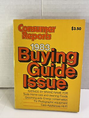 #ad 1983 Buying Guide Issue Consumer Reports Paperback 1982 $15.02