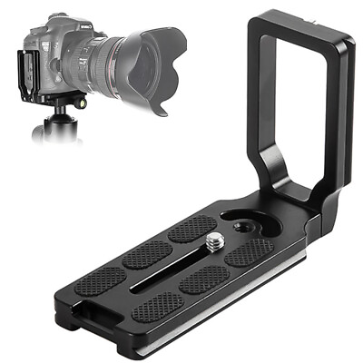 #ad Quick Release Vertical Tripod Stabilizer L Holder Bracket Adapter for SLR Camera $8.54