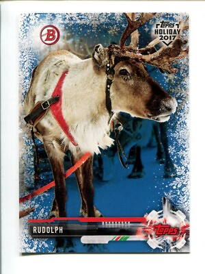 #ad 2017 Topps Holiday Bowman Blue Winter Wonderland #TH R Rudolph 50 $19.99