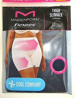 #ad MAIDENFORM Flexees All Over Smoothing Thigh Slimmer FP0060 Eggplant Sm 3XL $9.99