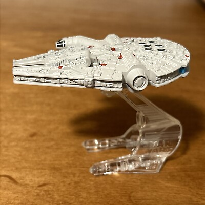 #ad Hot Wheels Die Cast Star Wars Millennium Falcon Flight Space Ship Han Solo $7.95