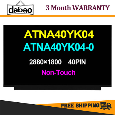 #ad for Asus Zenbook 14 UM3402 UX3402 2022 OLED LCD Screen ATNA40YK04 ATNA40YK04 0 $199.00