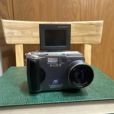 #ad Sony Cyber shot DSC S30 1.3MP Digital Camera Retro Vintage Collectable $31.49