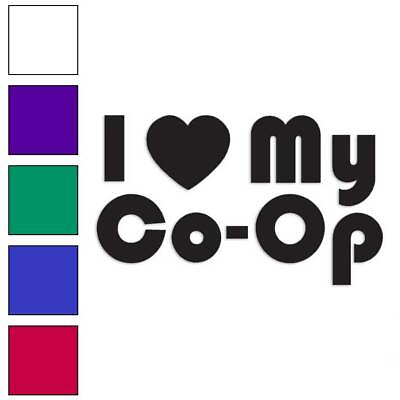 #ad I Heart My Co op Love Vinyl Decal Sticker Multiple Colors amp; Sizes #2723 $23.95