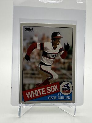 #ad 1985 Topps Traded Ozzie Guillen Rookie Baseball Card #43T NM MT FREE SHIPPING $2.25