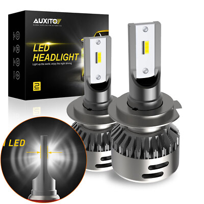 #ad 1 2Set AUXITO H7 LED Headlight Kits 1500W 225000LM High Low Beam Bulbs 6000K Lam $19.09