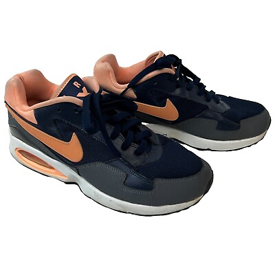 #ad Nike Air Max St Women#x27;s Sneakers Running Shoes Size 8 Navy Blue Peach $39.99