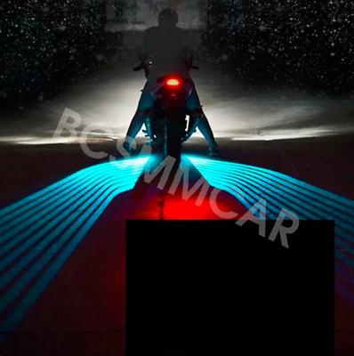 #ad Motorcycle Side Wings LED Welcome Lights Ambient Lights Courtesy Projector Lamp $24.20
