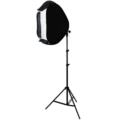 #ad Photo Studio 24quot; Softbox with 7#x27; Light Stand Kit For Speedlite Flash Speedlight $46.40