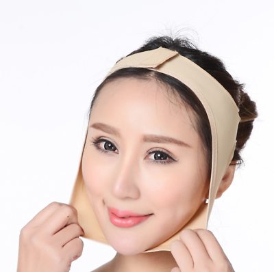 #ad Soft M Size V Line Mask Face Facial Slimming Double Chin Strap Cheek Mask A $5.89