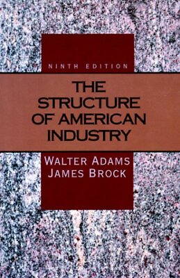 #ad Structure of American Industry The by Adams Walter $7.09