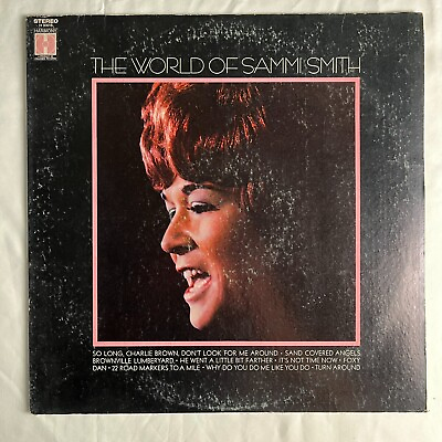 #ad SAMMI SMITH The World Of 1971 Vinyl LP Harmony H 30616 VG $3.95