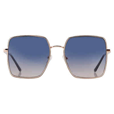 #ad Guess Factory Blue Gradient Square Ladies Sunglasses GF0419 28W 58 $21.99