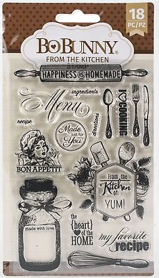 #ad BoBunny Clear Stamps 4quot;X6quot; From The Kitchen $11.06