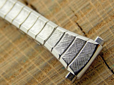 #ad Kestenmade NOS Vintage Unused Watch Band Straight 10mm 12mm Expansion Stainless $23.49