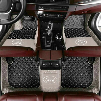 #ad For Ford Car Floor Mats All Models Waterproof Custom Auto Cargo Liner Carpets $88.90