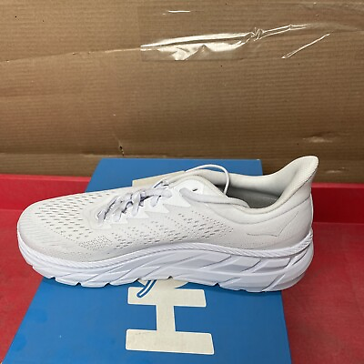 #ad Hoka Men’s Clifton White Sneaker Size 10 Brand New NIB $104.95