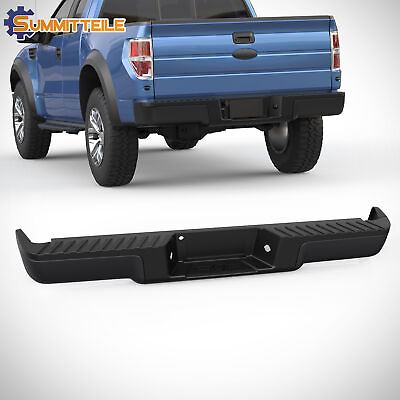 #ad For 2009 2014 Ford F150Without Parking Sensor Holes Rear Bumper Assembly Black $160.90