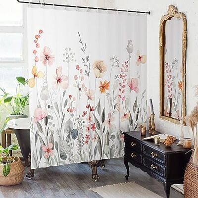 #ad Beautiful Shower Curtain for Your Bathroom A Stylish 72quot; x 72quot; Floral $28.33