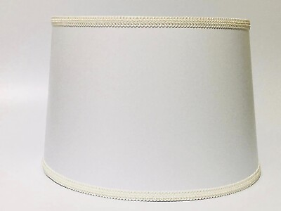 #ad Handmade Lampshade Drum White Home Decor Modern Contemporary Made in USA $79.00