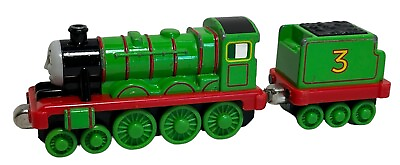 #ad Thomas amp; Friends Take Along Diecast Henry #3 Tender 2002 Green Engine $8.00