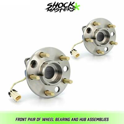 #ad Front Pair Wheel Bearing amp; Hub Assemblies for 1992 1993 Commercial Chassis ABS $86.24