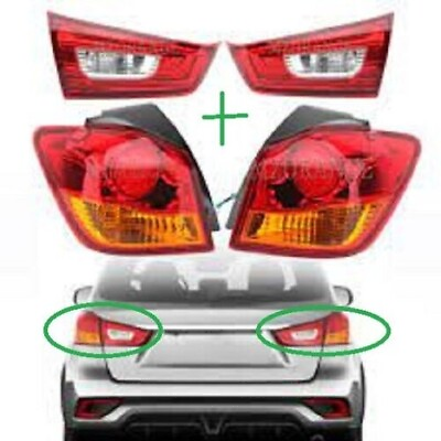 #ad 4 X Light TAIL LAMP For Mitsubishi ASX LED Stop Outer Light Pair $748.84