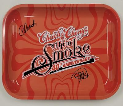 #ad Cheech and Chong signed Up in Smoke 11x13 Rolling Tray autograph B BAS Witness $249.99