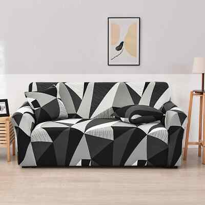 #ad Home New Elastic Sofa Cover Geometric Sofa Cover 1 Piece $39.34
