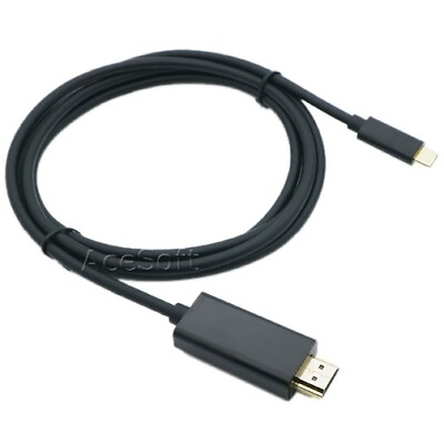 #ad NEW 6ft Type C USB C to HDMI Cable Adapter for Samsung Galaxy Note 10 SM N975V $19.68