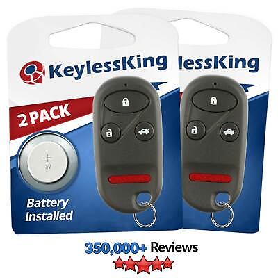 #ad 2 New Replacement Keyless Entry Remote Key Fob Control For Honda A269ZUA101 $22.45