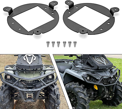 #ad Headlight Upgrade Coversion Bezel Mount Bracket Compatible with 3quot; Flush Mount L $72.99