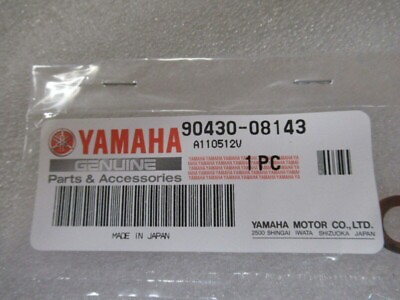#ad Yamaha Genuine Gasket 90430 08143 OEM New FAST FREE SHIPPING $6.75