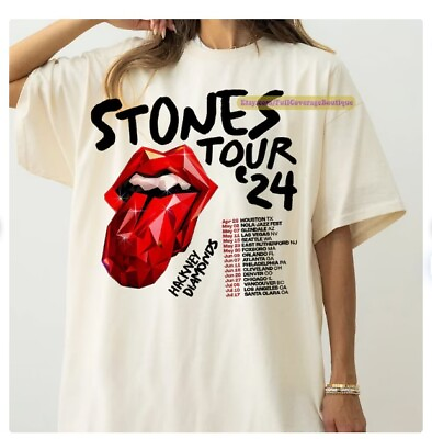 #ad The Rolling Stones Shirt R.olling Stones 2024 Hackney Diamonds Tour Shirt new. $18.99