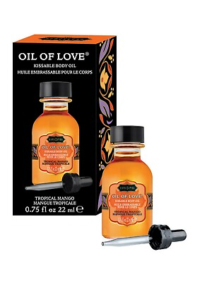 #ad Kama Sutra Oil Of Love Kissable Body Oil .75oz Tropical Mango $13.98