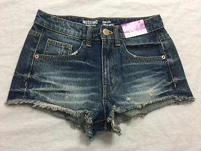 #ad NWT MOSSIMO SUPPLY CO. HIGH RISE WOMENS JEANS SHORTS SIZE 3 $18.89