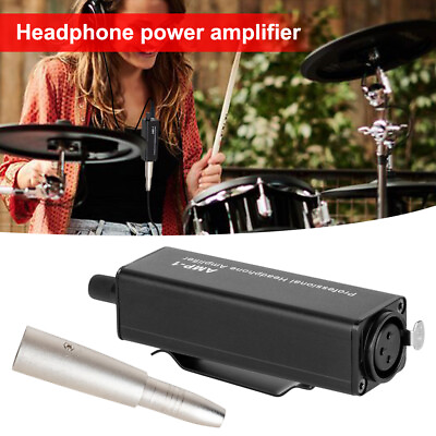 #ad Mini Fully Balanced Headphone Amplifier For XLR 3.5mm Earphones Stereo Audio Amp $26.49
