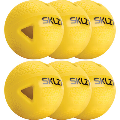#ad SKLZ Premium Impact Practice Baseballs 6 Pack Yellow $24.99