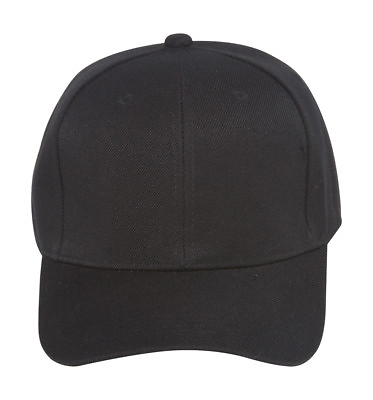 #ad Fitted Cap Black $10.95