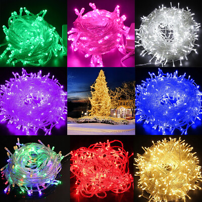 Fairy String Lights 500 LED Christmas Tree Wedding Xmas Party Decor Outdoor USA $8.59