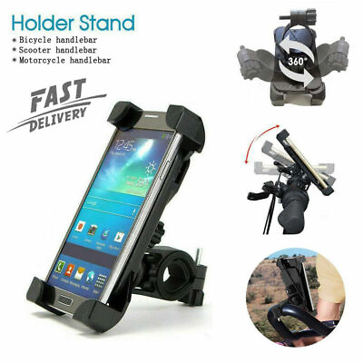 Silicone Motorcycle Bike Handlebar Bicycle For MTB GPS Cell Phone Holder Mount A $4.99