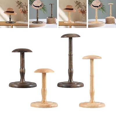 #ad Hat and Cap Display Stand Dome Shape Design Vintage Stable Sturdy Round Base $26.97