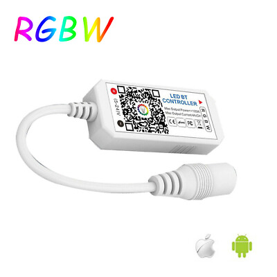 Bluetooth RGBW LED Strip Light Controller iOS Android 5050 3528 LED Strip Light $6.22