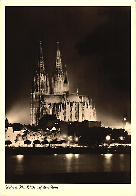 #ad View of The Cologne Cathedral Cologne On the Rhine River Germany Postcard $19.99