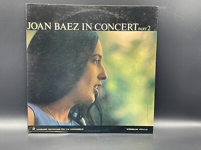 #ad Joan Baez quot;Joan Baez In Concert Part 2quot; LP Album VG $10.50