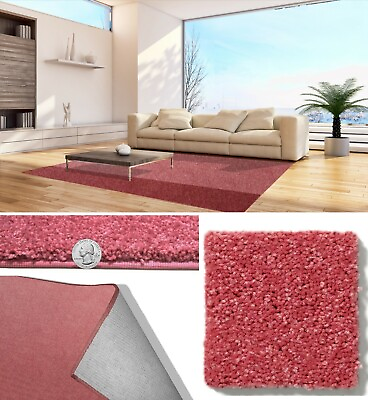 Sassy Pink 30 oz Durable Cut Pile Area Rug. Multiple sizes and shapes Available $163.90