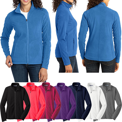 #ad Ladies Full Zip Jacket Polar Micro Fleece Womens XS S M L XL 2XL 3XL 4XL NEW $25.50